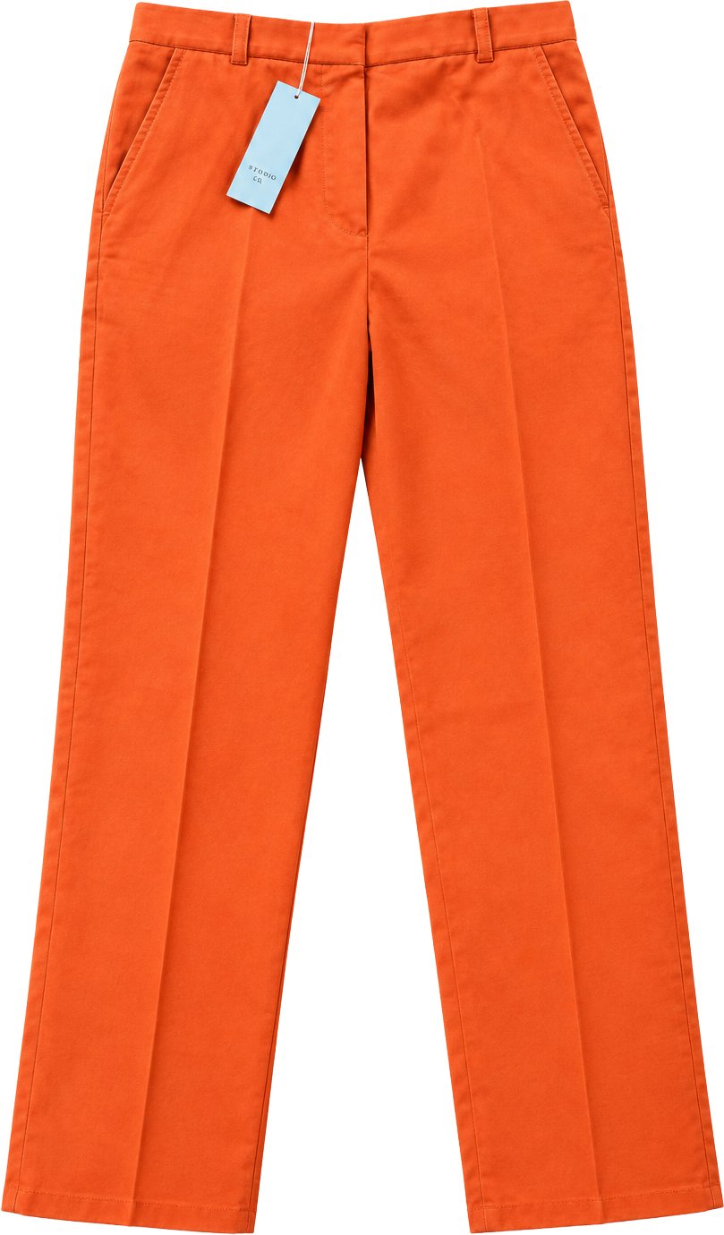 Marni Orange Pants, Size 46 IT