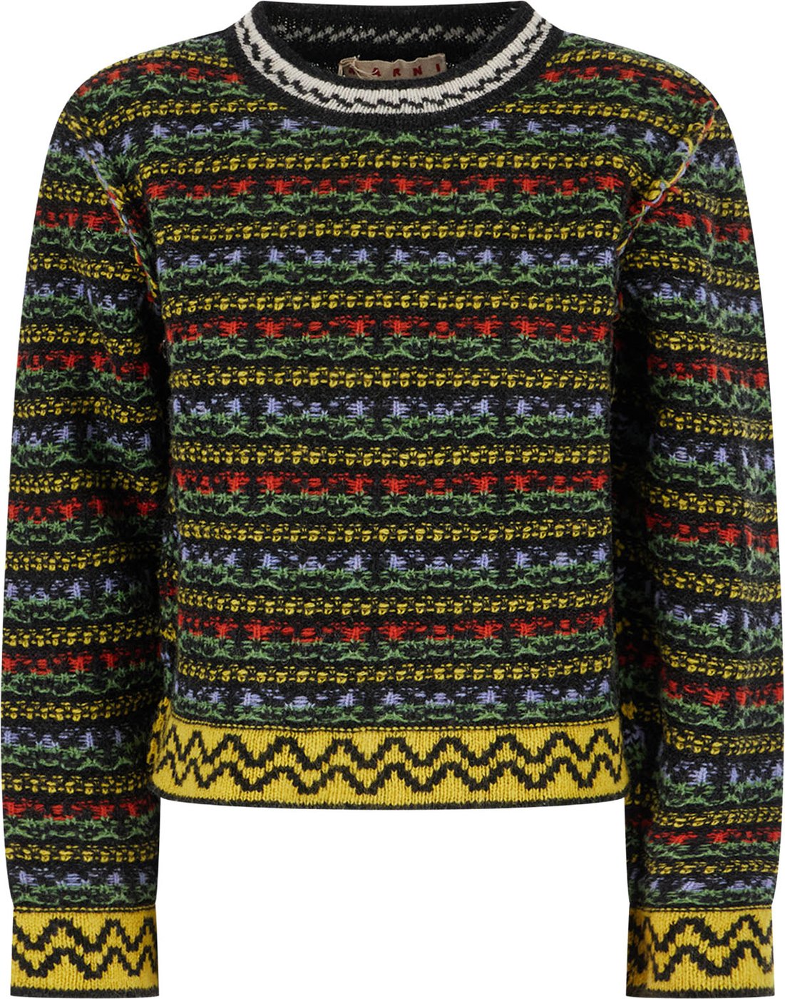 Marni Embroidered wool sweater