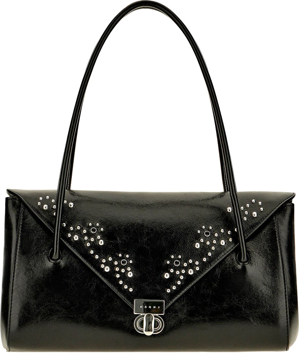Marni Black leather shoulder bag