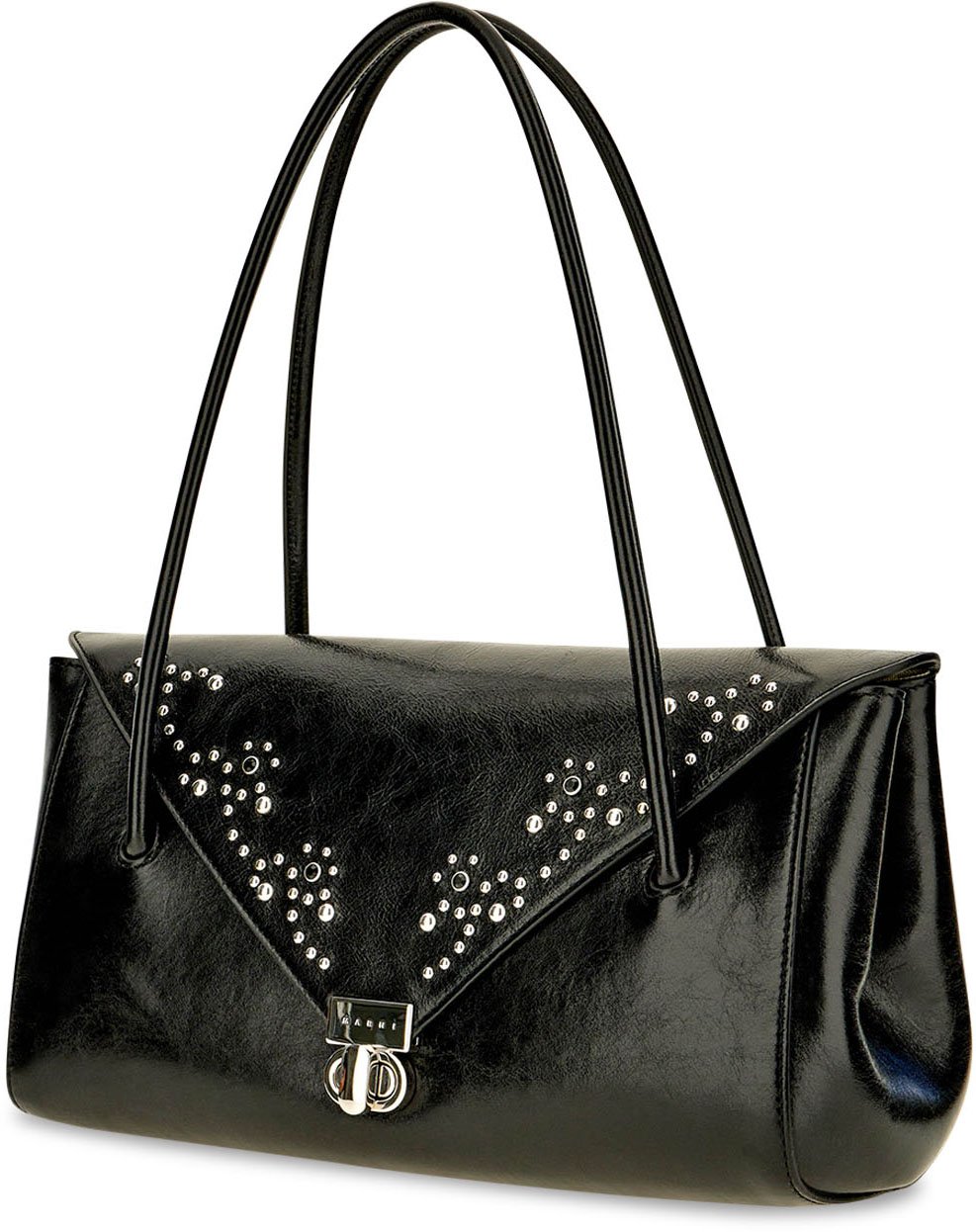 Marni Black leather shoulder bag