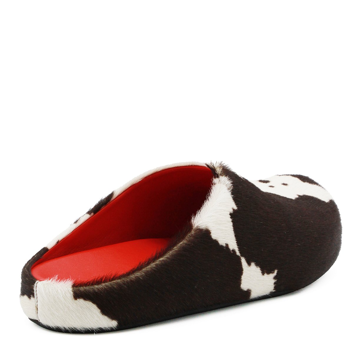 Multicolor Calf Hair Cow Sandals