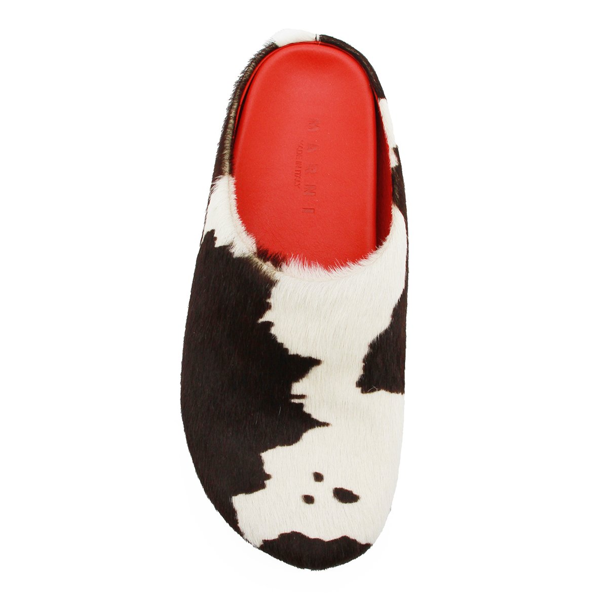 Multicolor Calf Hair Cow Sandals