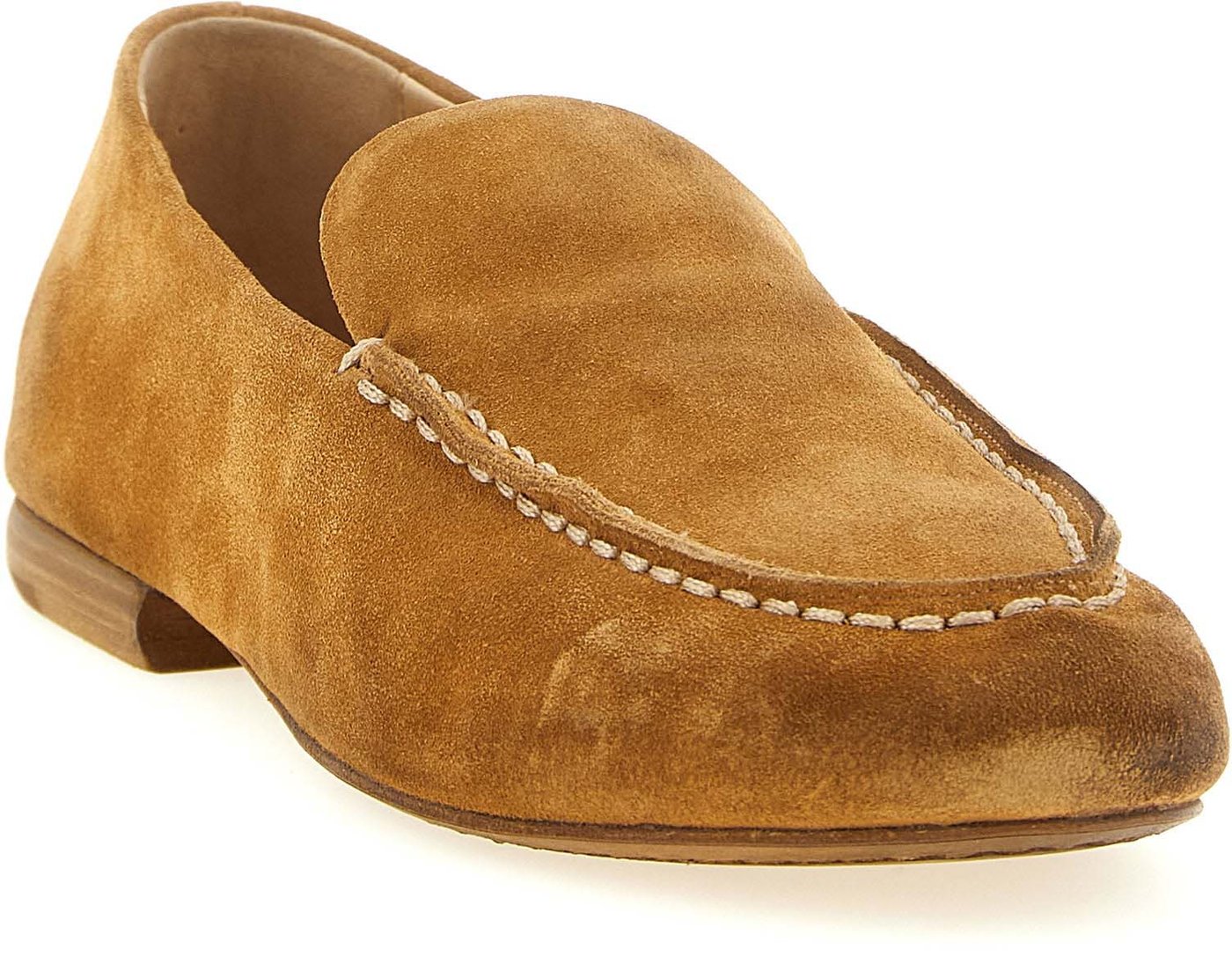 Marsell Brown Calfskin Slip-On Loafers
