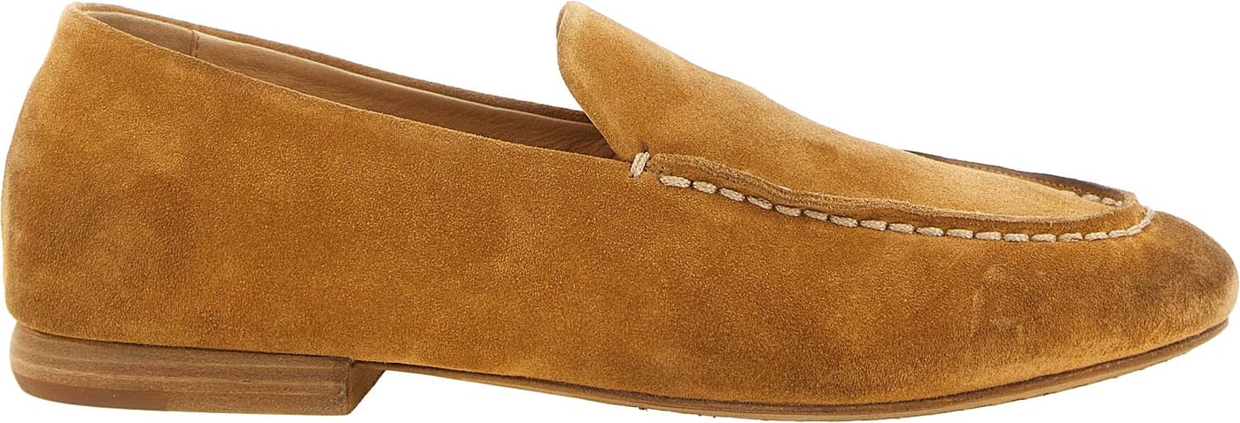 Marsell Brown Calfskin Slip-On Loafers