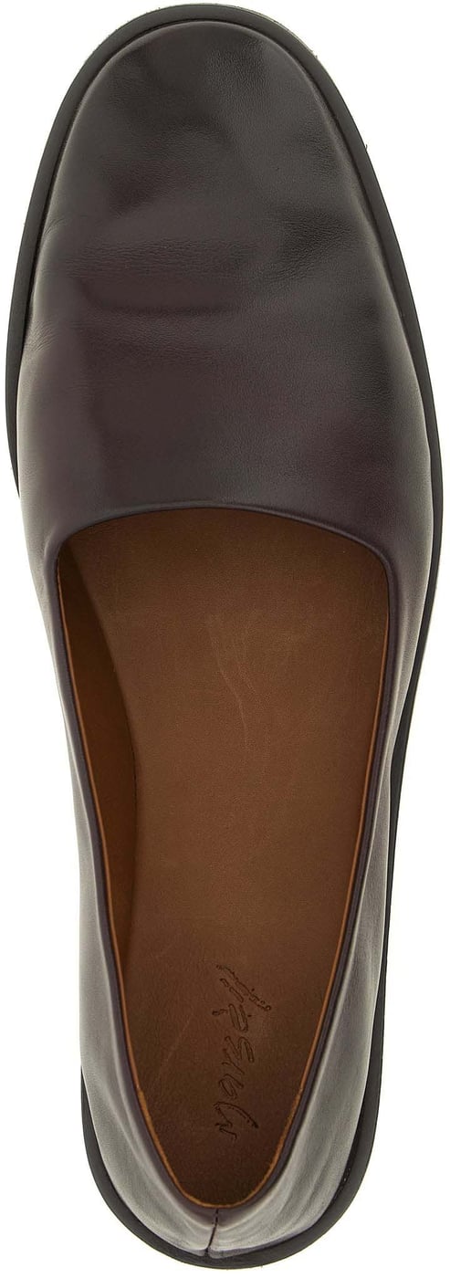 Marsell Brown Calfskin Ballet Flats