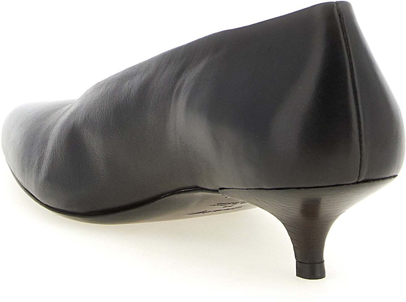 Marsell Brown Calfskin Mid Heel Pumps