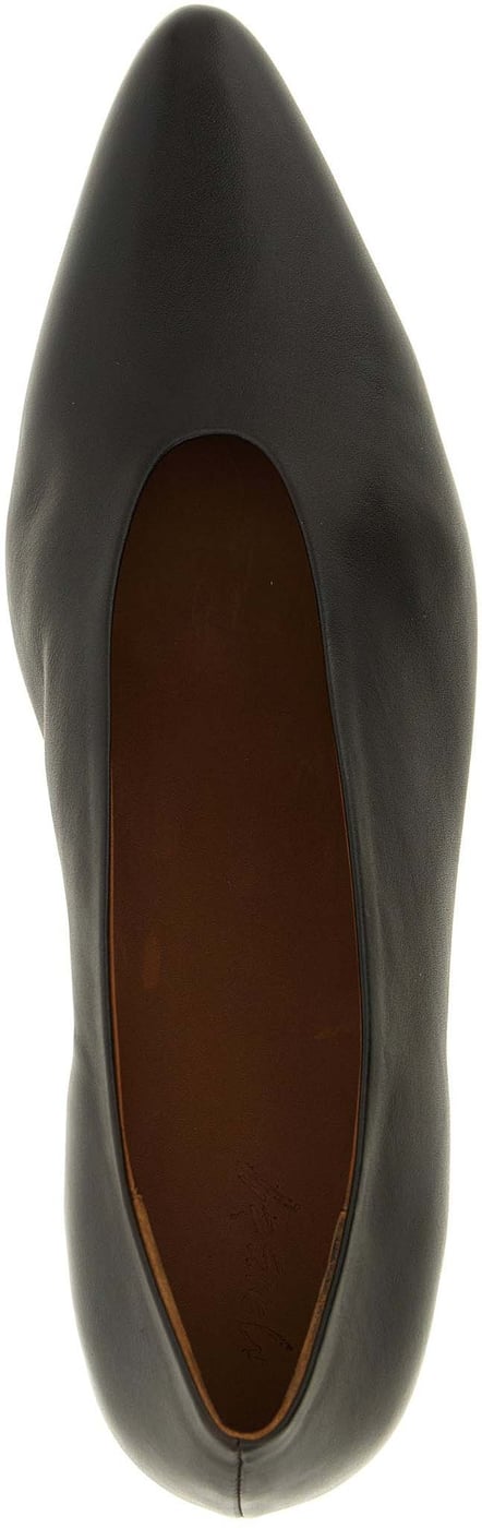 Marsell Brown Calfskin Mid Heel Pumps