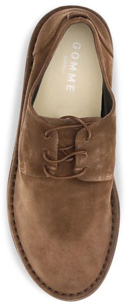 Marsell Brown Calf Leather Bos Taurus Oxfords And Derbies