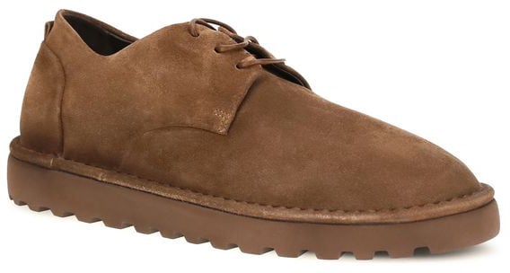 Marsell Brown Calf Leather Bos Taurus Oxfords And Derbies