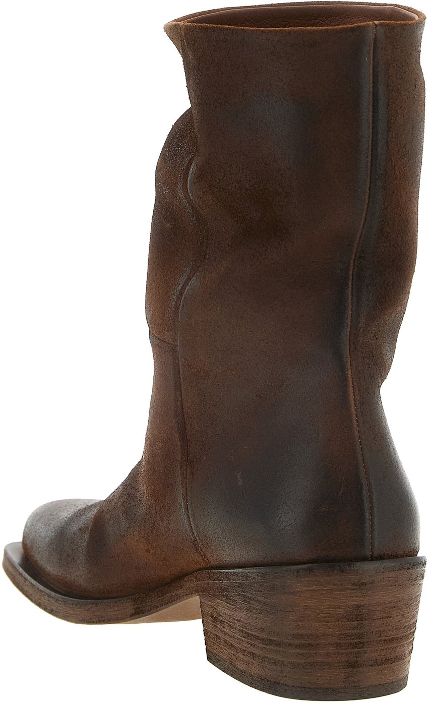 Marsell Brown Calfskin Chelsea Boots