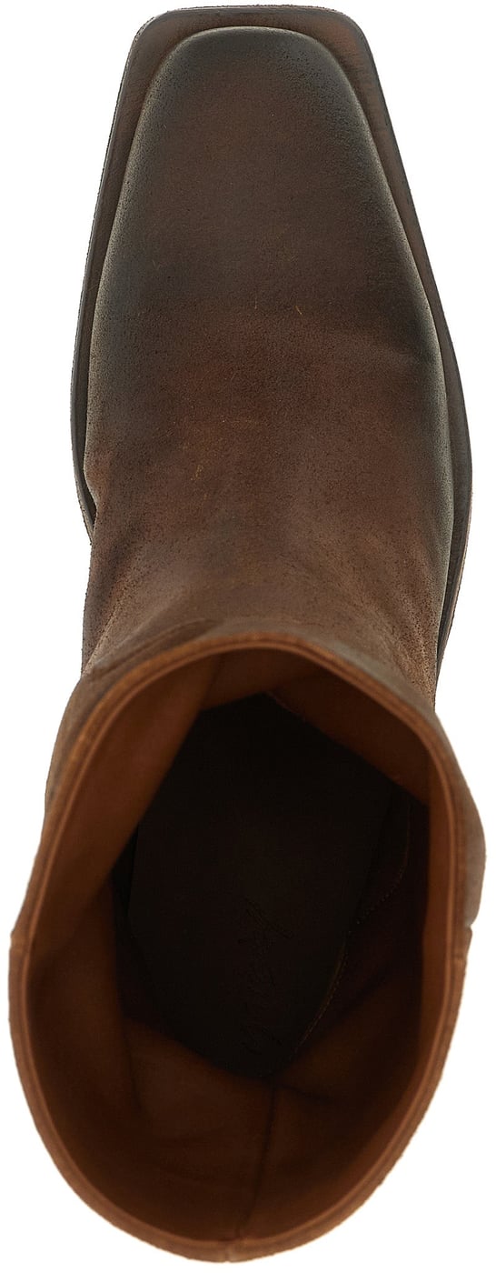 Marsell Brown Calfskin Chelsea Boots