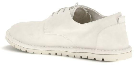 Marsell Beige Calf Leather Bos Taurus Oxfords And Derbies