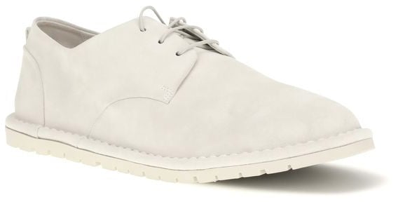Marsell Beige Calf Leather Bos Taurus Oxfords And Derbies