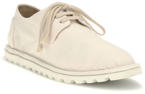 Marsell White Cotton Oxfords And Derbies