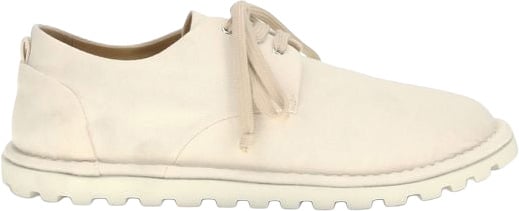 Marsell White Cotton Oxfords And Derbies