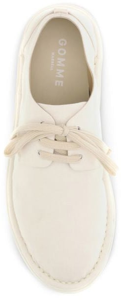 Marsell White Cotton Oxfords And Derbies