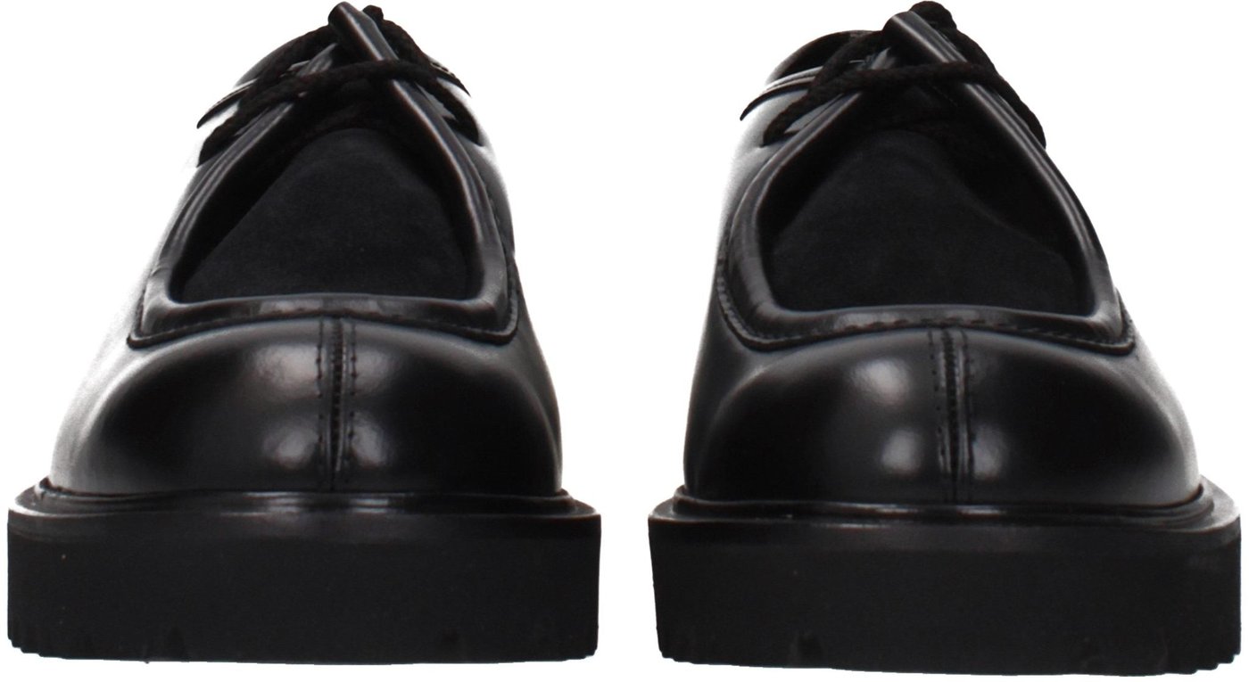 Max Mara Black Leather Oxfords And Derbies