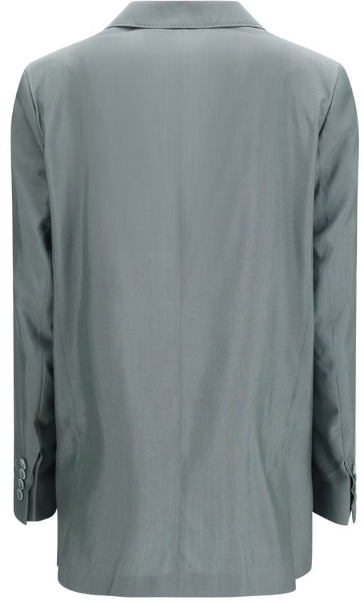 Max Mara Bicolor Wool Oves Aries Blazer