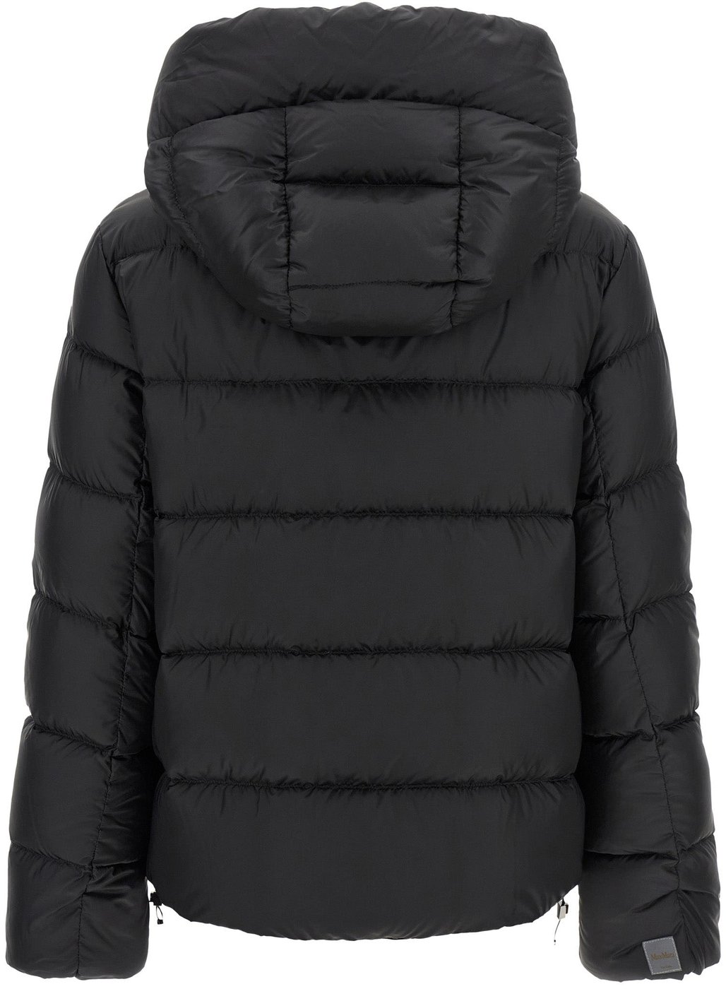 Max Mara Black Polyester Full-Length Jacket