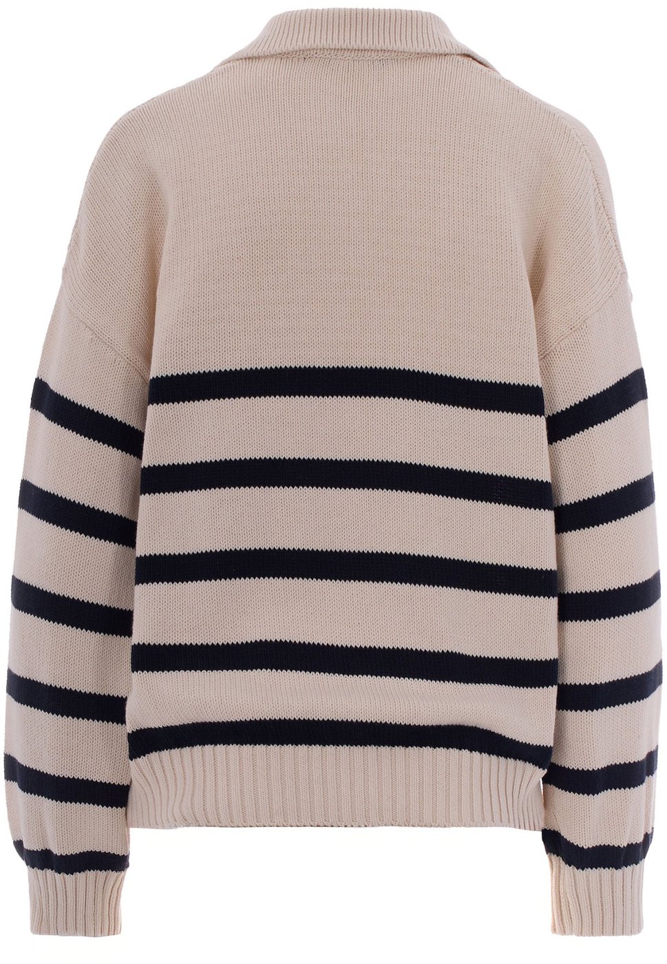 Striped Knit Polo