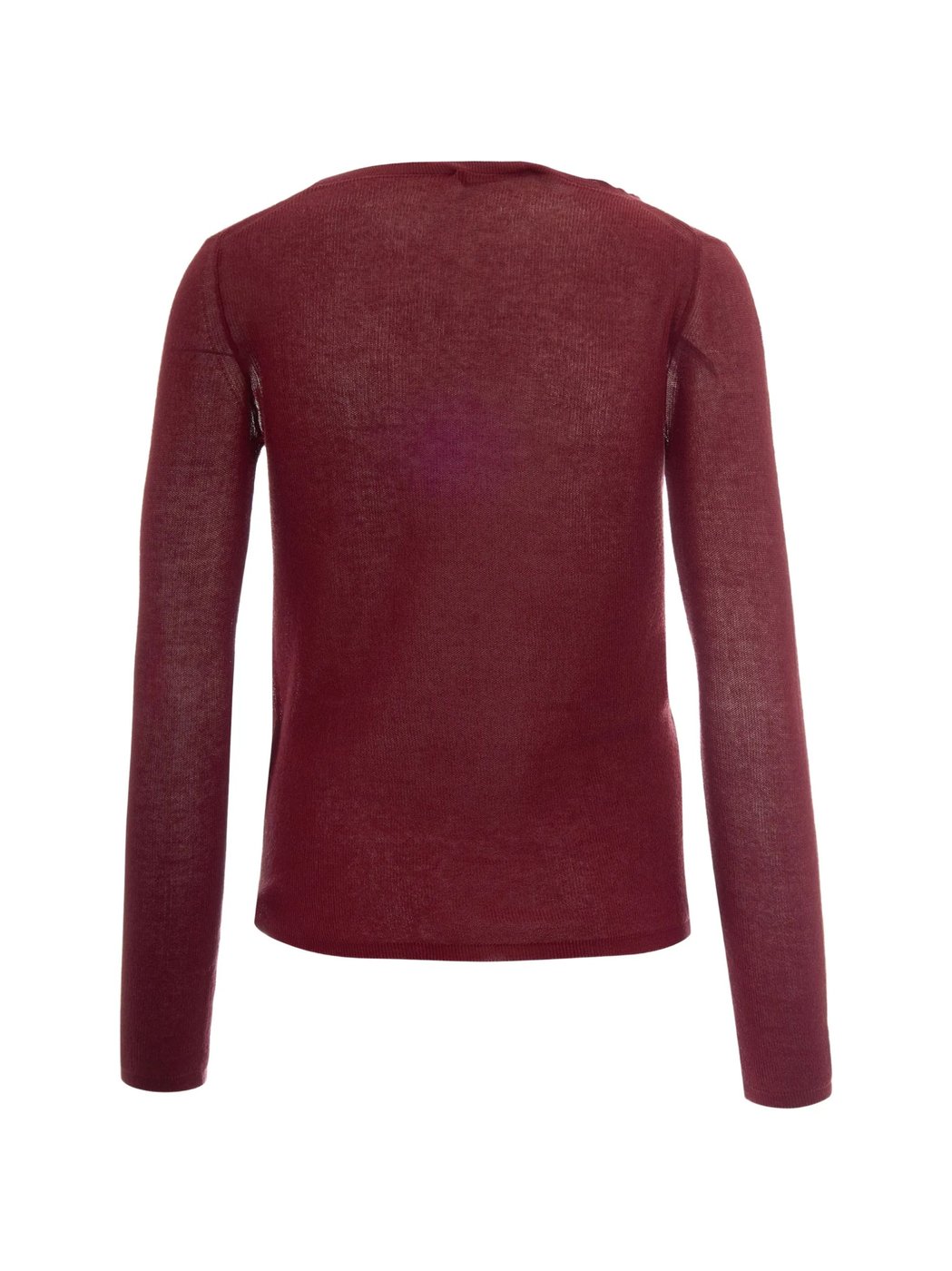Red Boat Neckline Cotton Blouse
