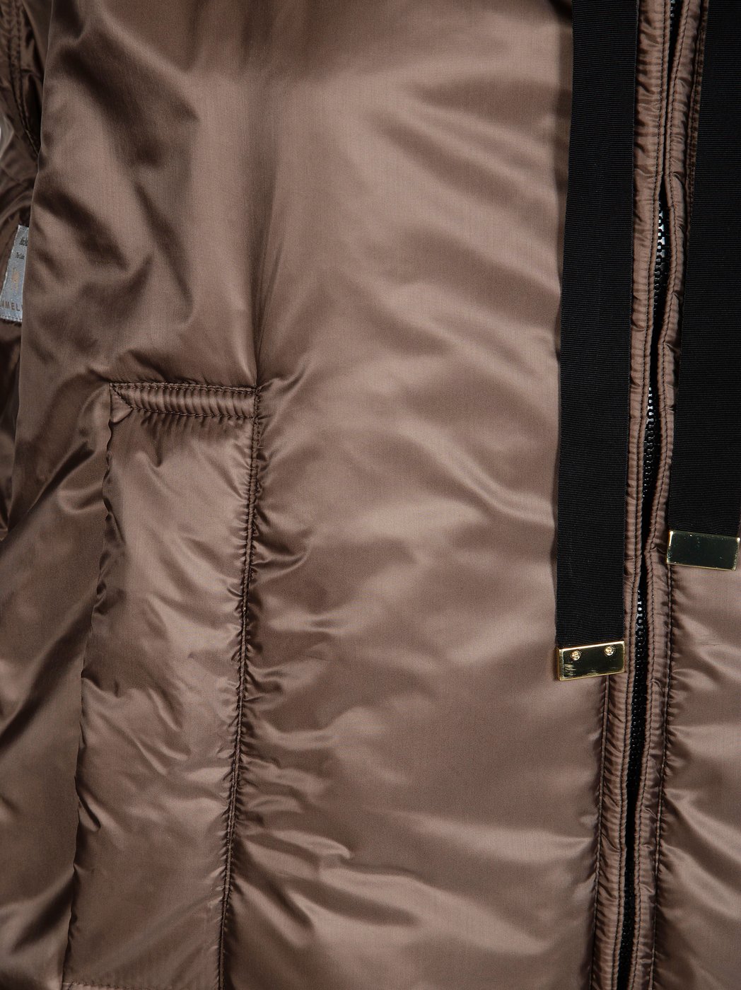 Rich Brown Greengo Hooded Padded Vest