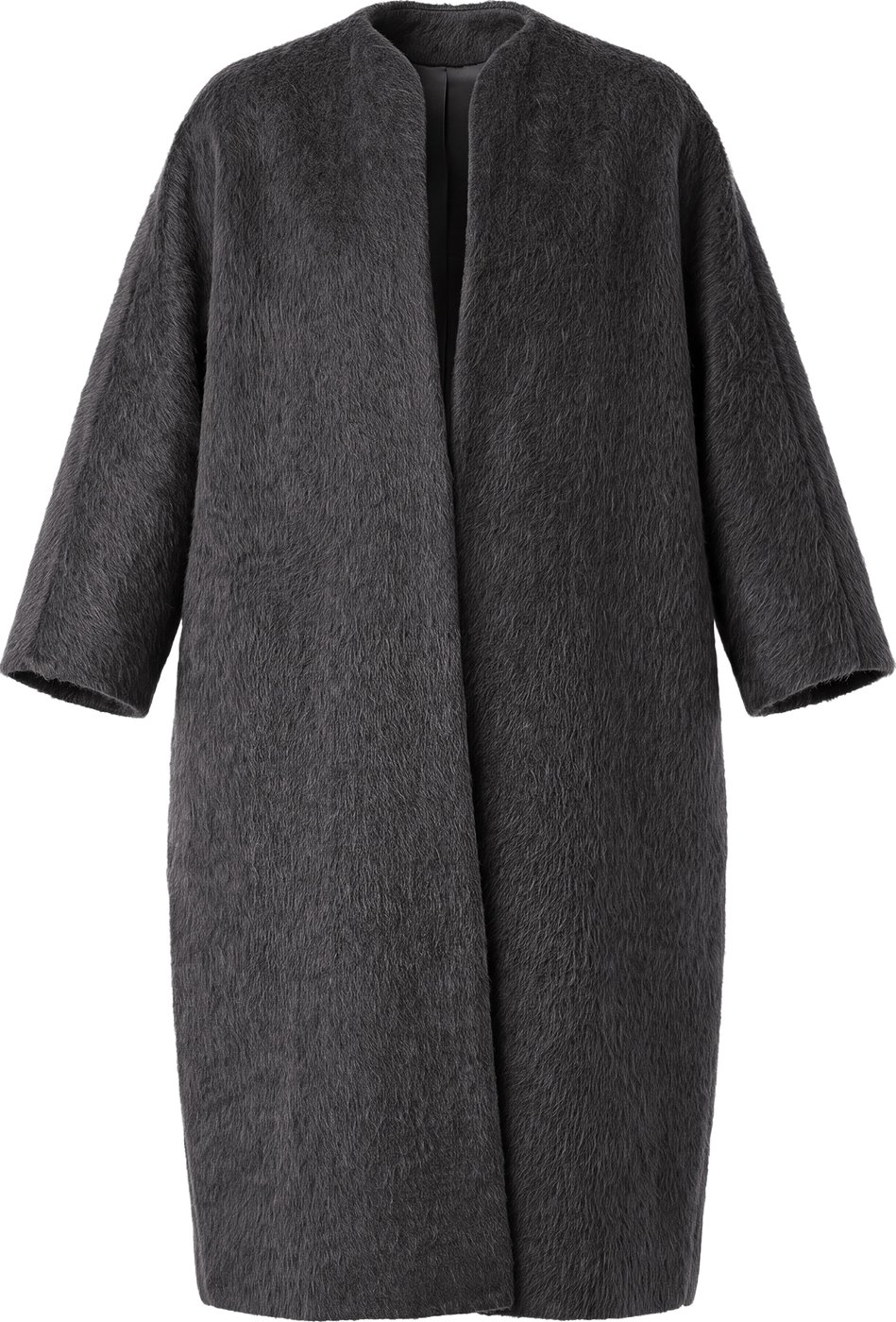 Coat made of camel wool and mohair
