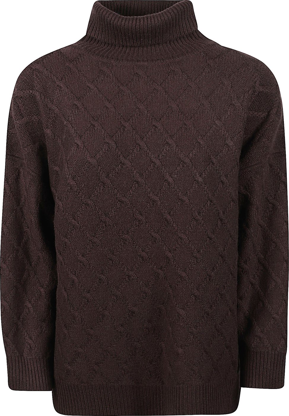Mxmbambola Turtle Neck Sweater Brown