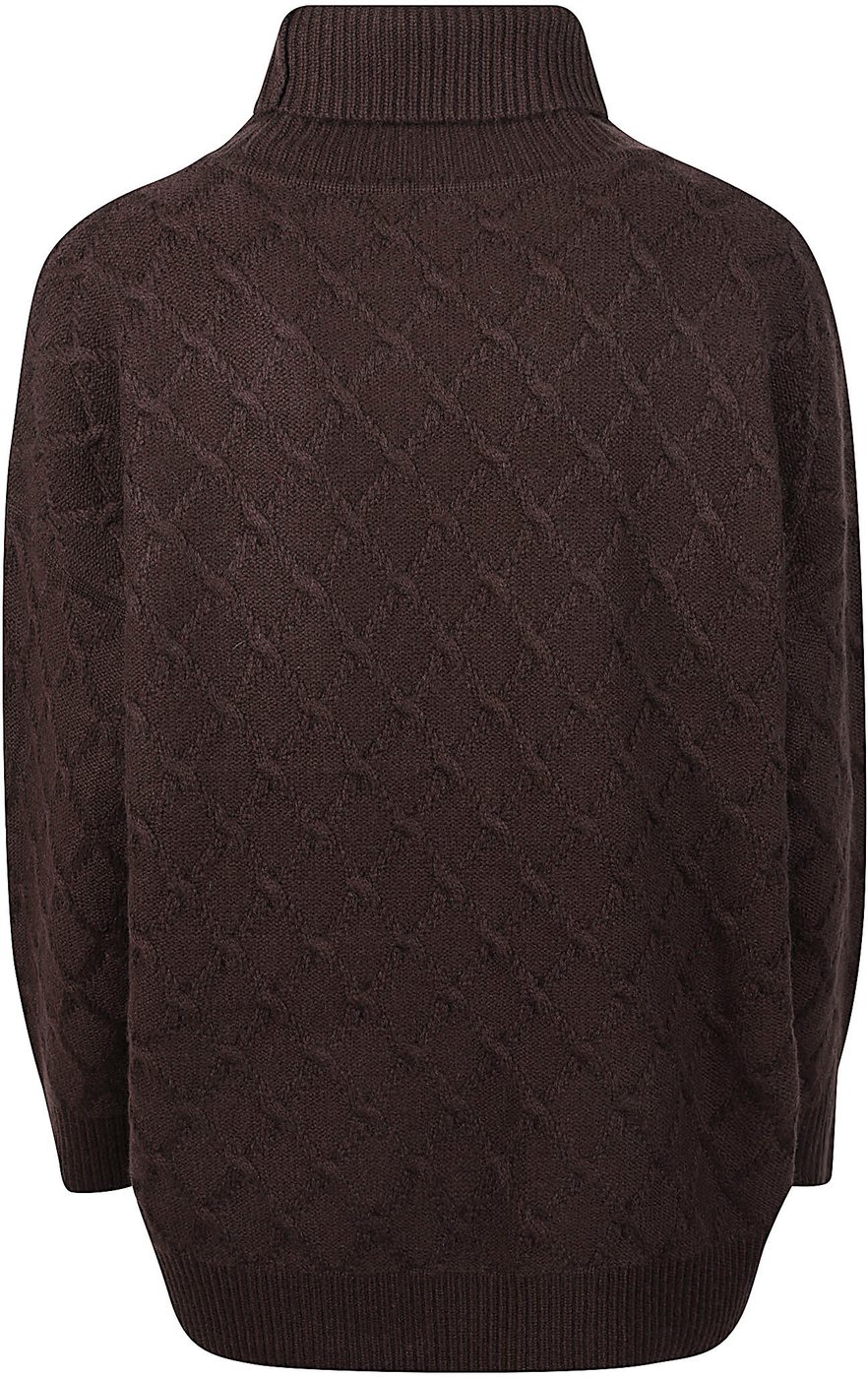 Mxmbambola Turtle Neck Sweater Brown
