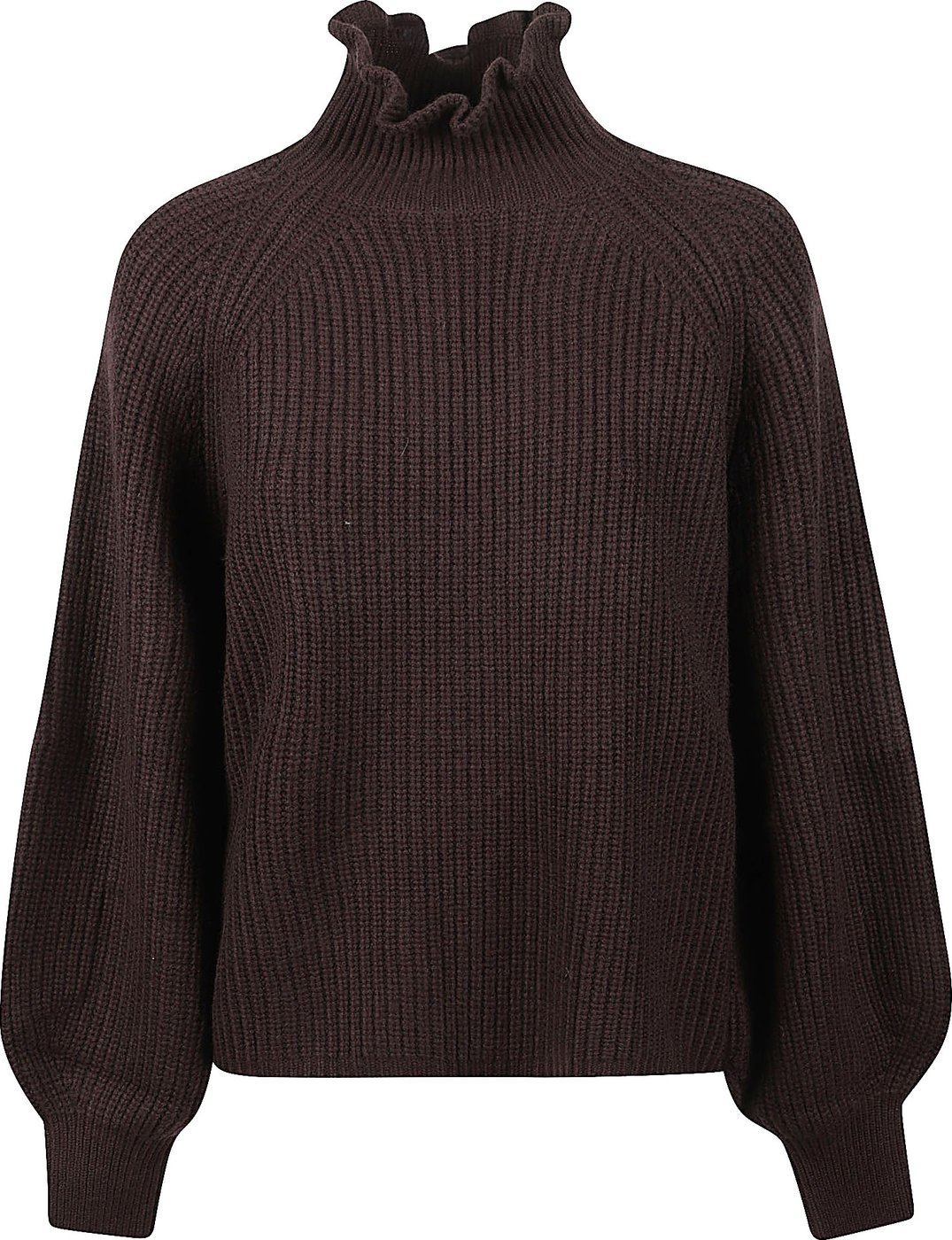 Mxmpontile Turtle Neck Sweater Brown
