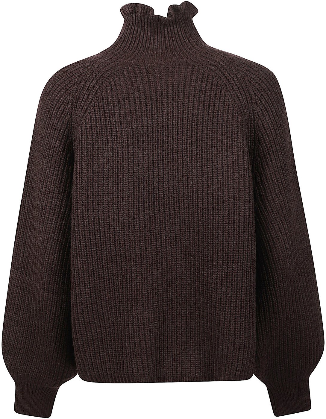 Mxmpontile Turtle Neck Sweater Brown
