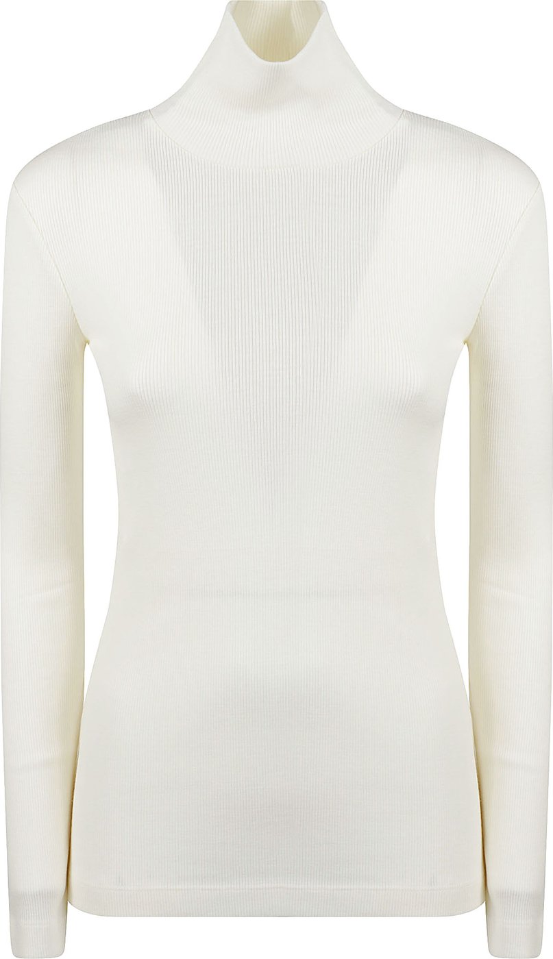 Mxmcono Turtle Neck Top White