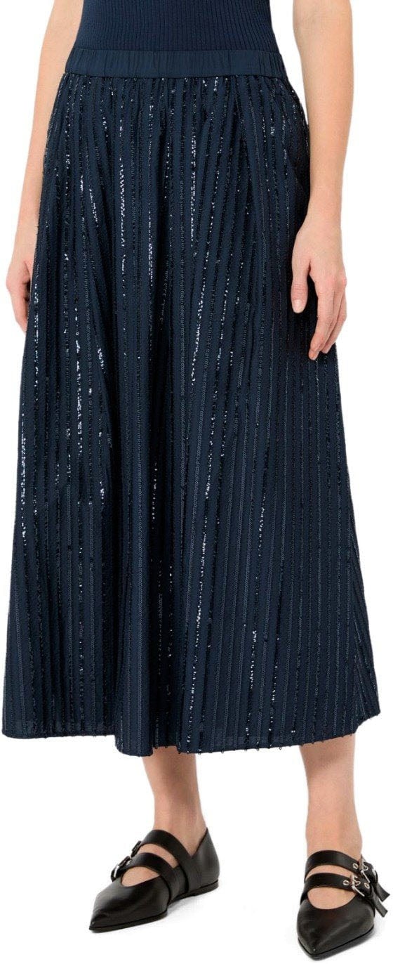 MAX MARA WEEKEND FIORDI BLUE SKIRT