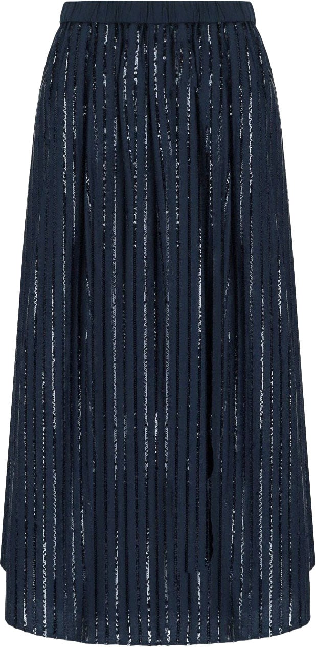 MAX MARA WEEKEND FIORDI BLUE SKIRT