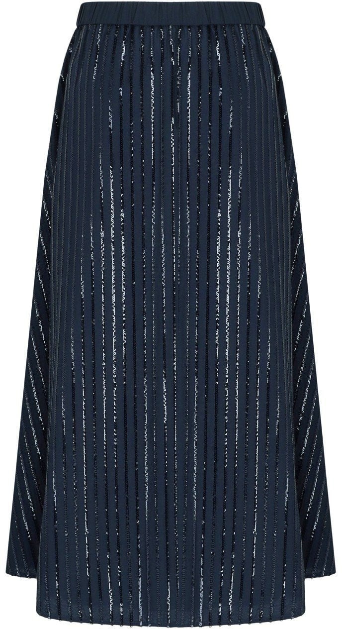 MAX MARA WEEKEND FIORDI BLUE SKIRT