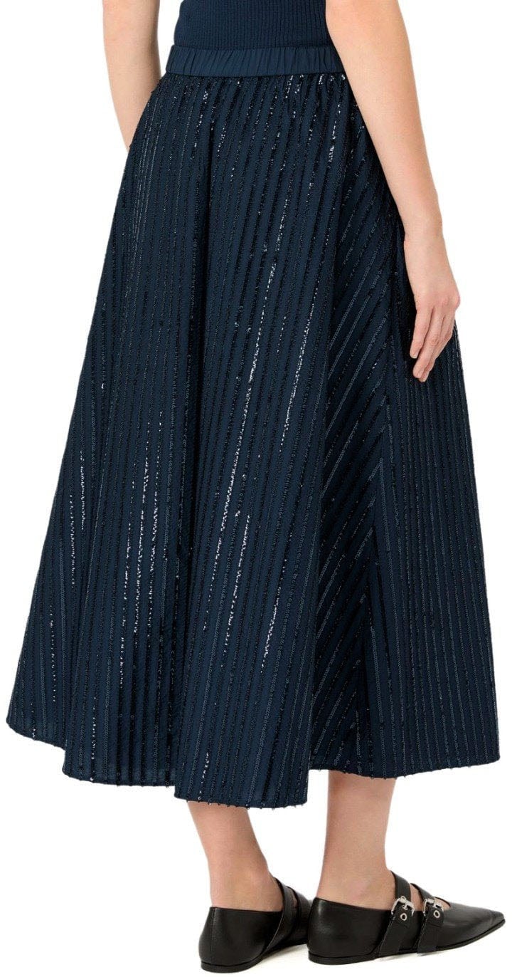 MAX MARA WEEKEND FIORDI BLUE SKIRT