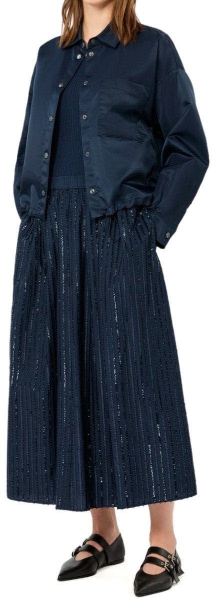 MAX MARA WEEKEND FIORDI BLUE SKIRT