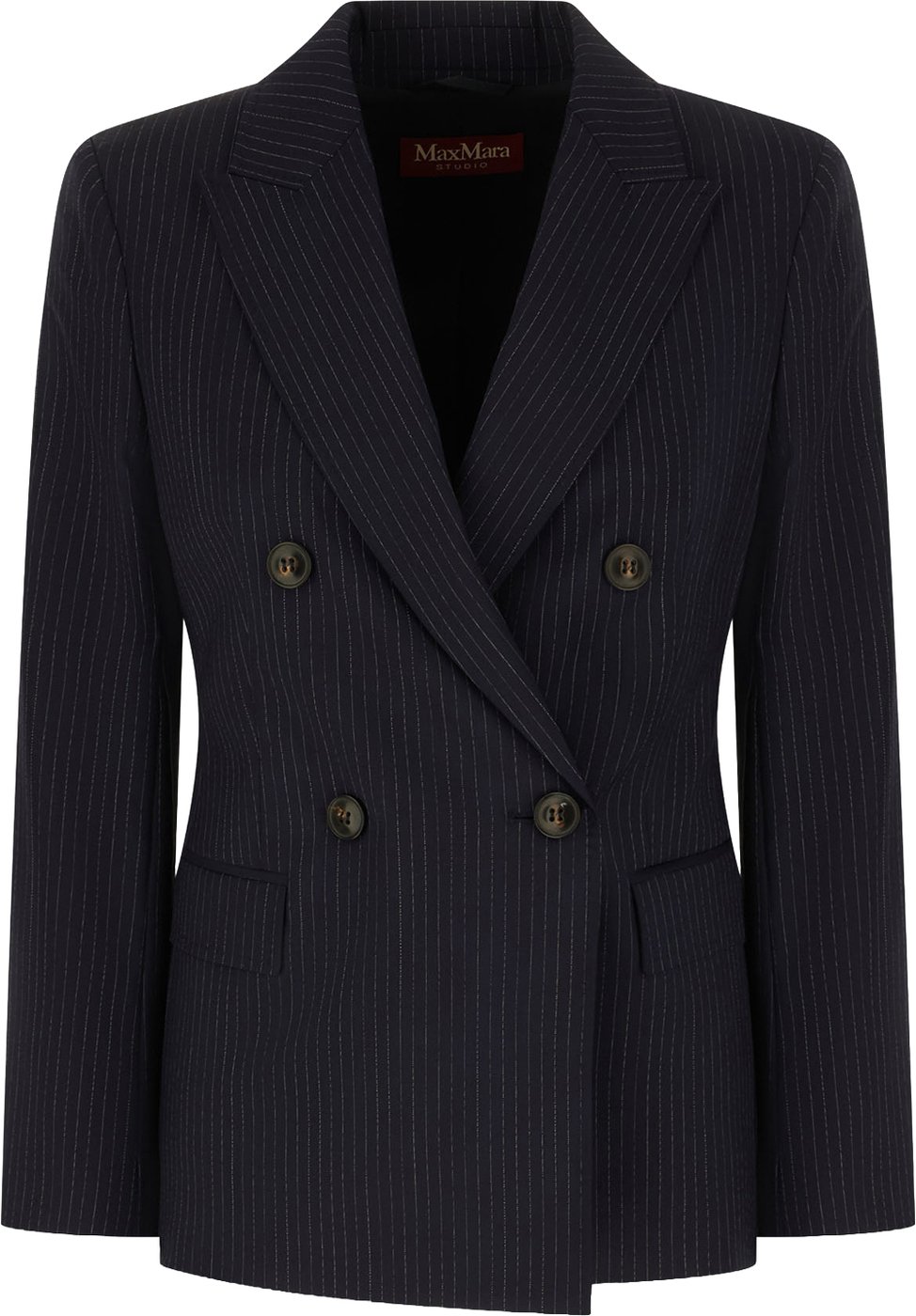 Maxmara Blazer Doppiopetto Gessato