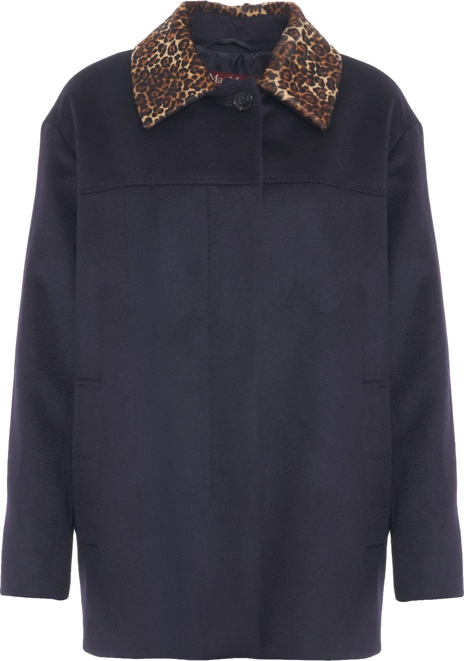 Coat 'Calamo' with animal print