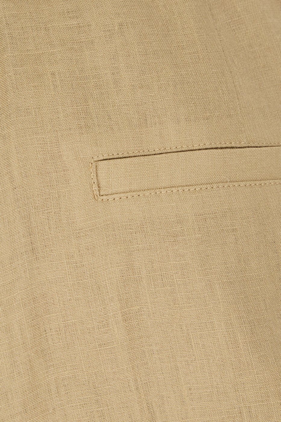 Maxmara Beige linen bermuda shorts