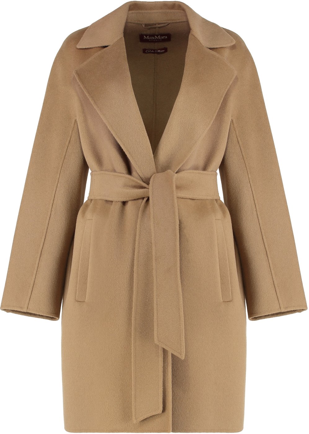 Wool and cashmere coat