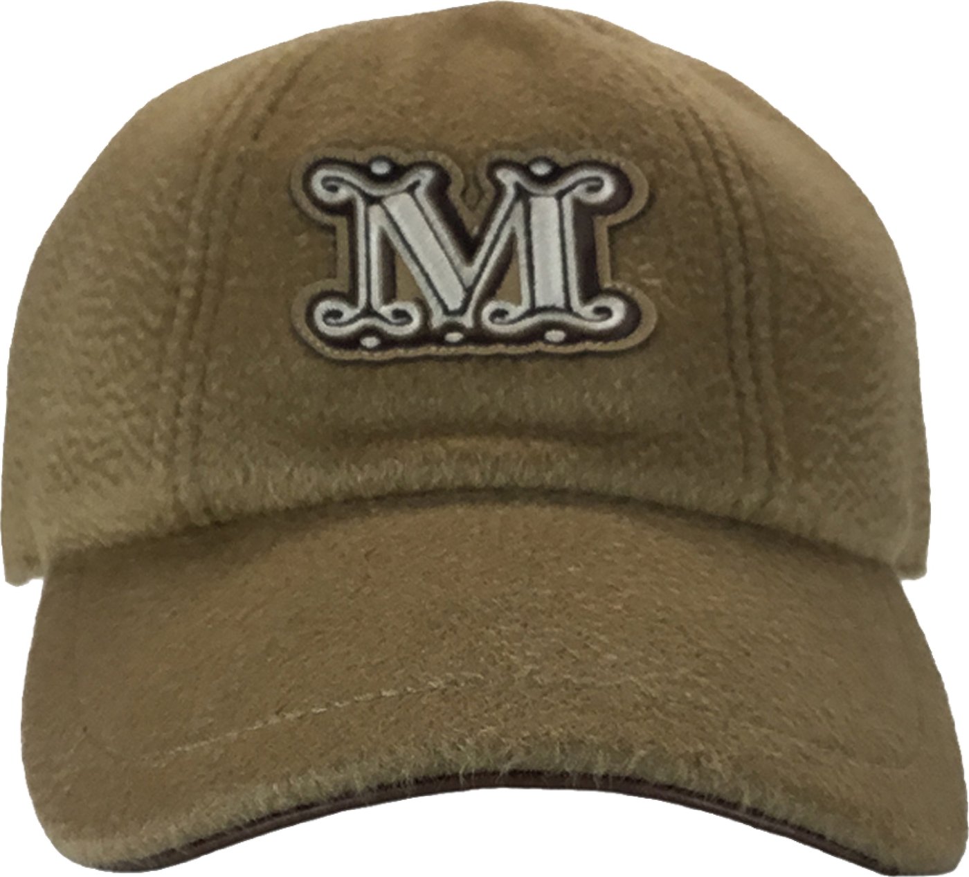 Cap with visor and logo