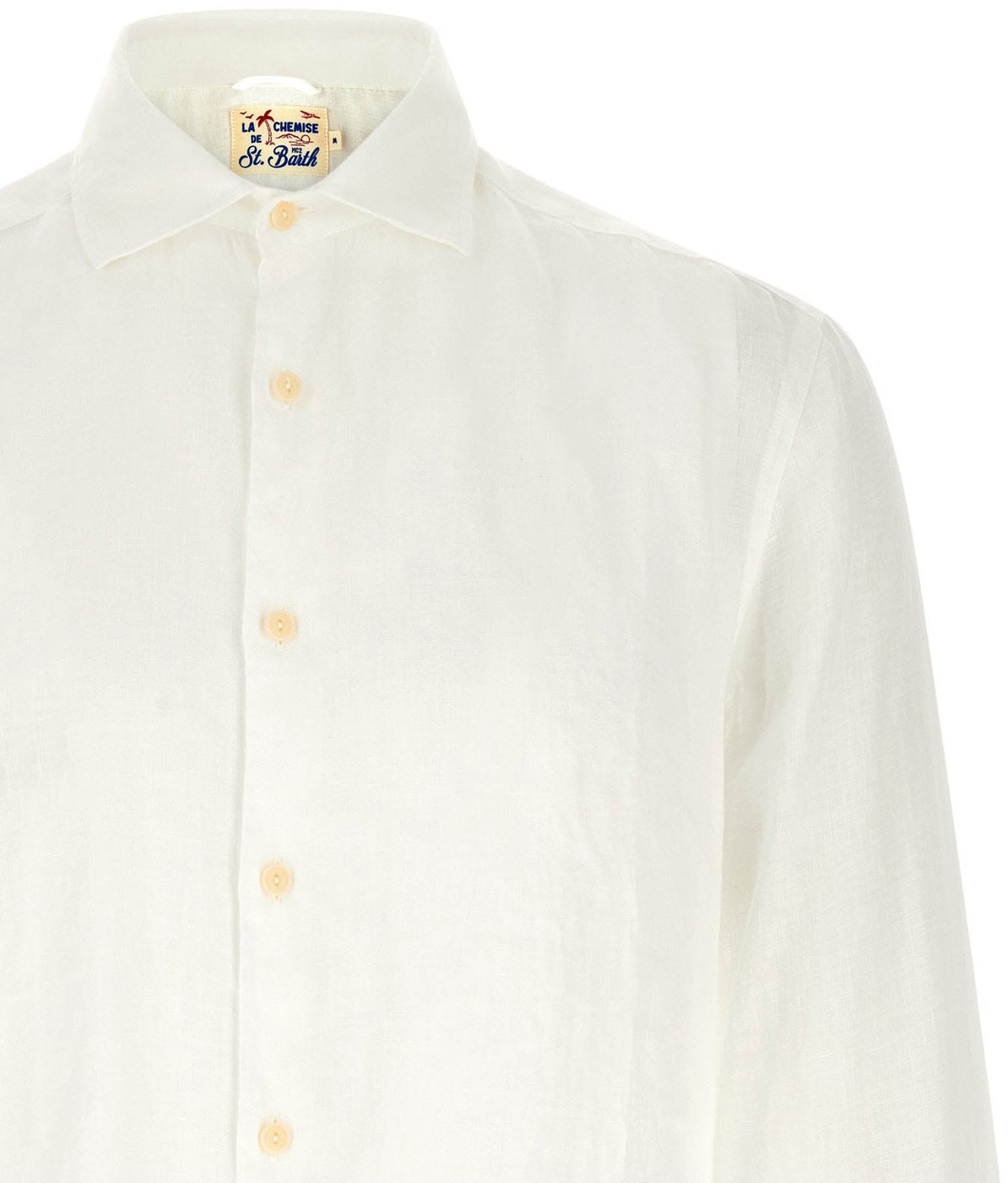 MC2 Saint Barth White Linen Blouse
