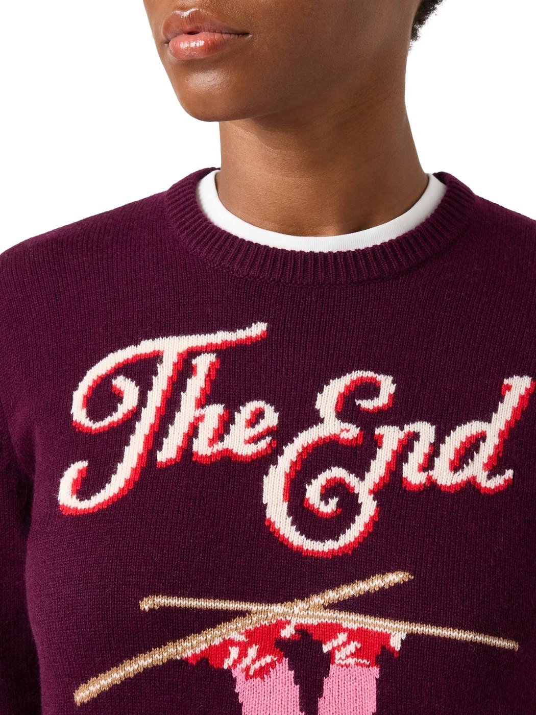 Sweaters Bordeau + Panna