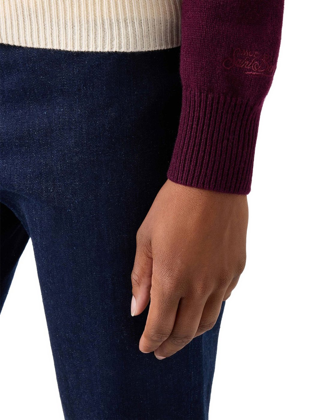 Sweaters Bordeau + Panna