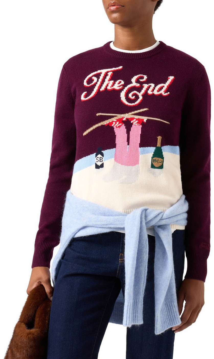 Sweaters Bordeau + Panna