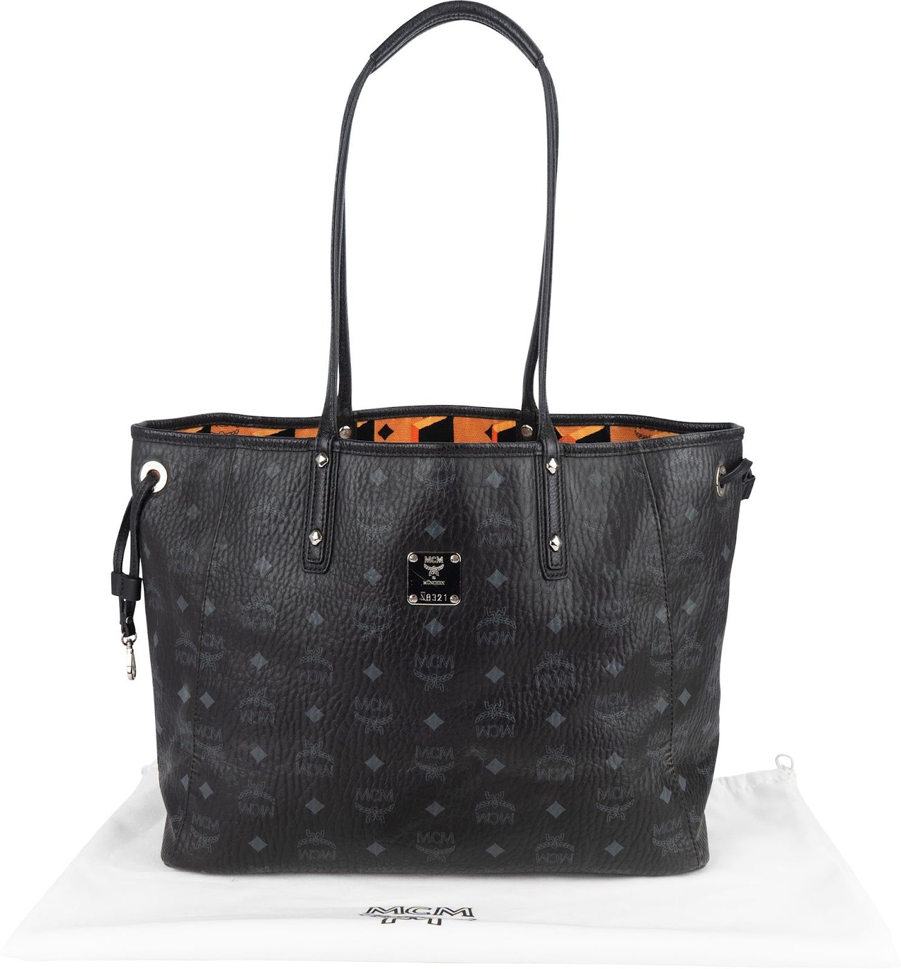MCM Monogram Visetos Liz Reversible Shopper Shoulder Bag