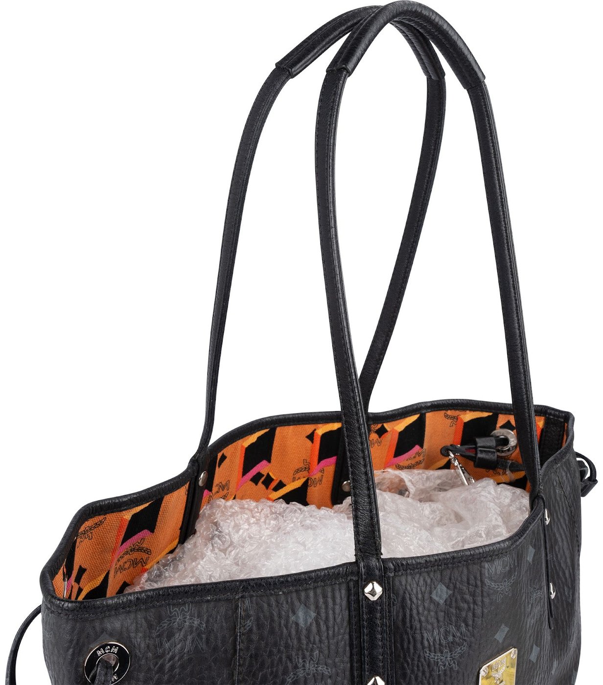 MCM Monogram Visetos Liz Reversible Shopper Shoulder Bag