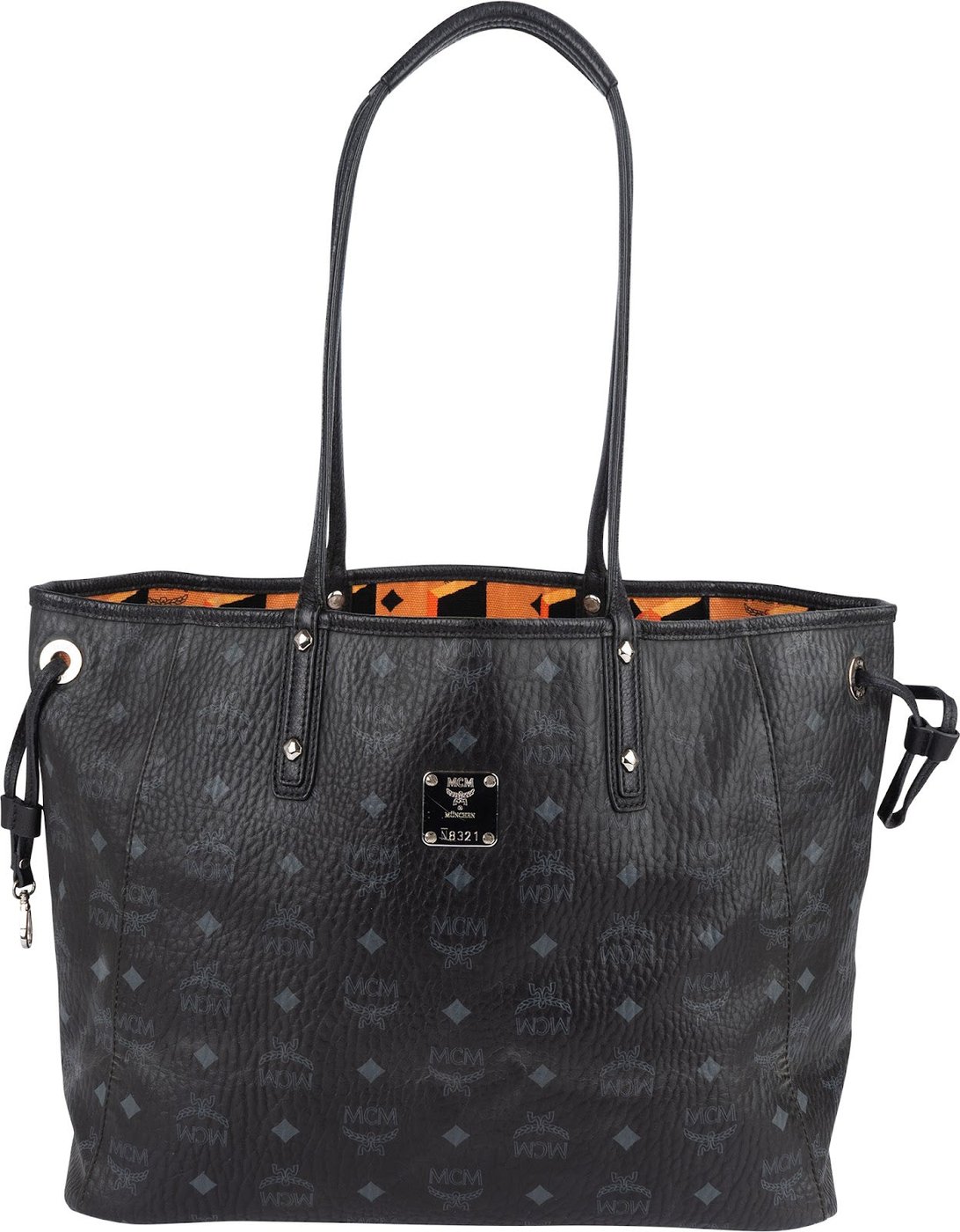 MCM Monogram Visetos Liz Reversible Shopper Shoulder Bag