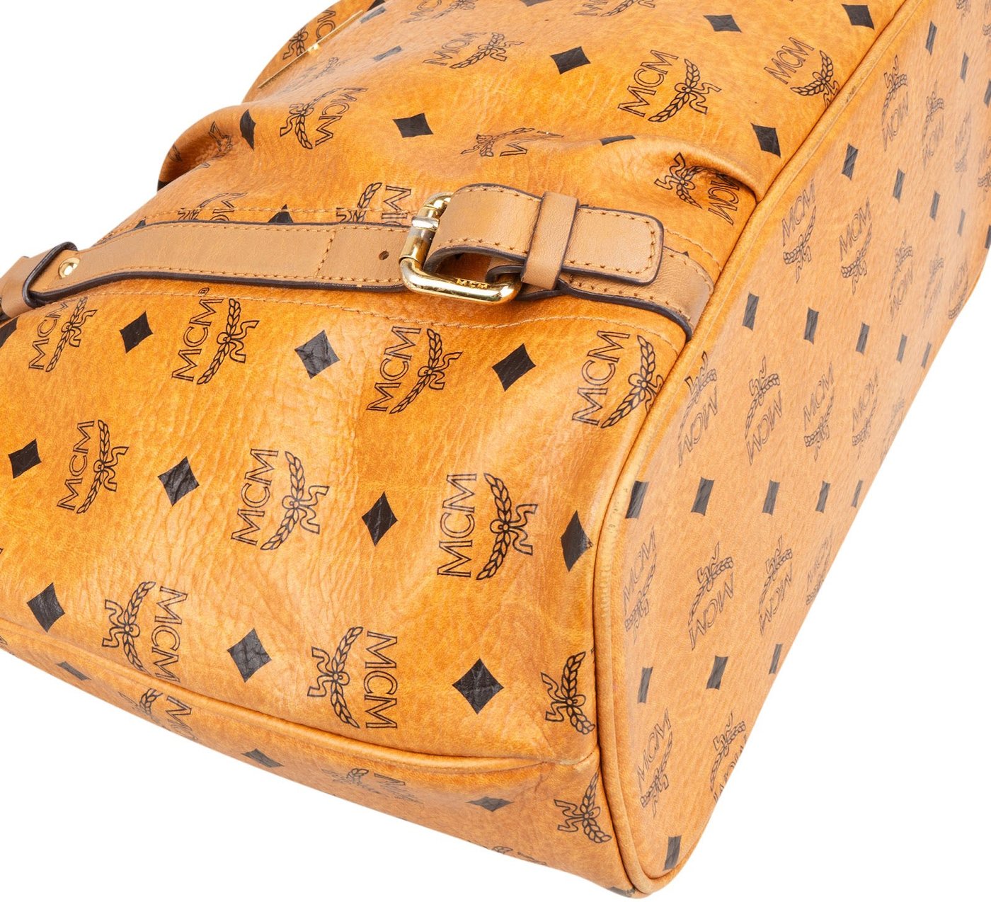 MCM Monogram Visetos Satchel Tote Shoulder Bag